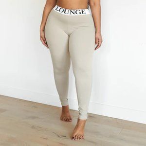 Lounge Reborn High Waisted Mink Leggings SZ M
